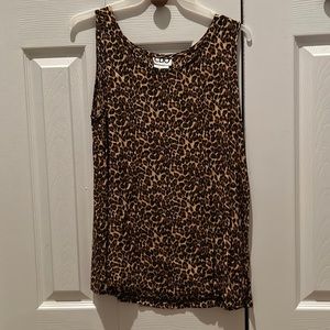 2 piece leopard print top and bottom